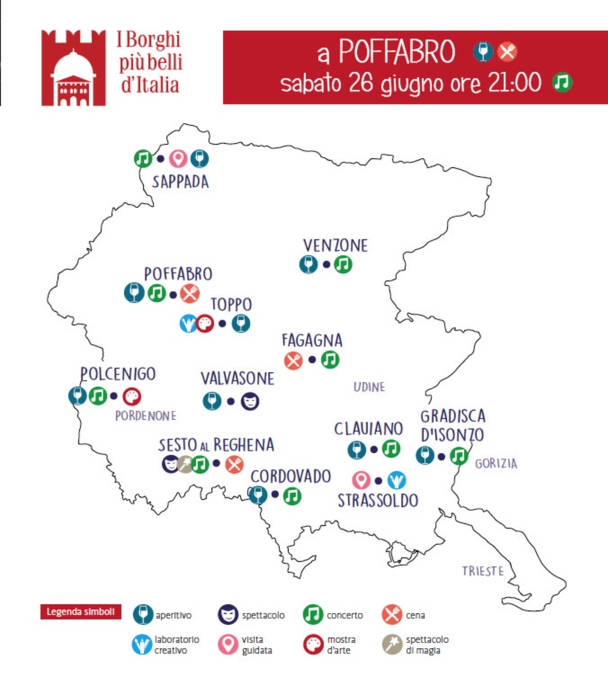 La Notte Romantica nei Borghi più belli d’Italia in Friuli Venezia Giulia
