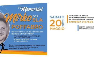 1° Memorial MIRKO FOR SLA – 20 maggio 2023 a POFFABRO
