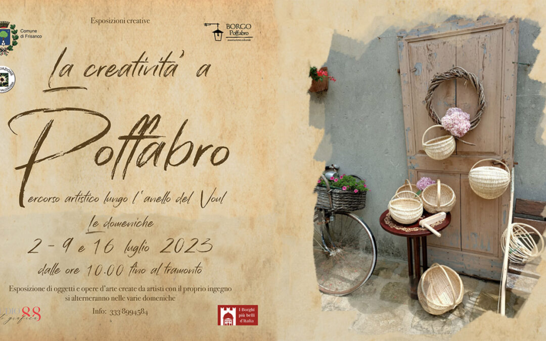 LA CREATIVITÀ A POFFABRO – ESPOSIZIONI CREATIVE – Quarta Edizione