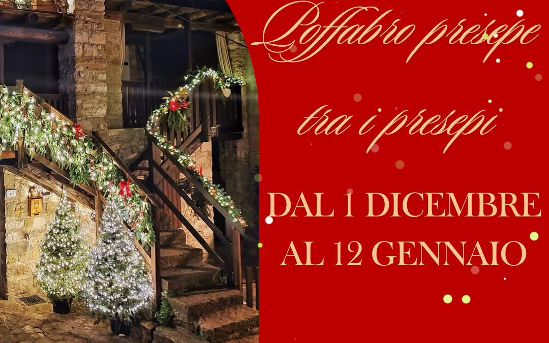 Presepi a Poffabro 2024/2025 – 27^ edizione